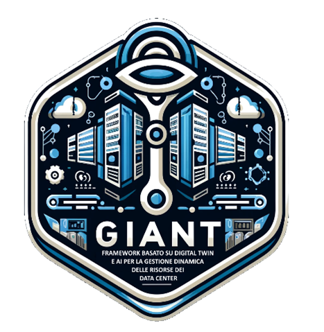 GIANT – Logo progetto Digital Twin e AI per la gestione dinamica dei data center